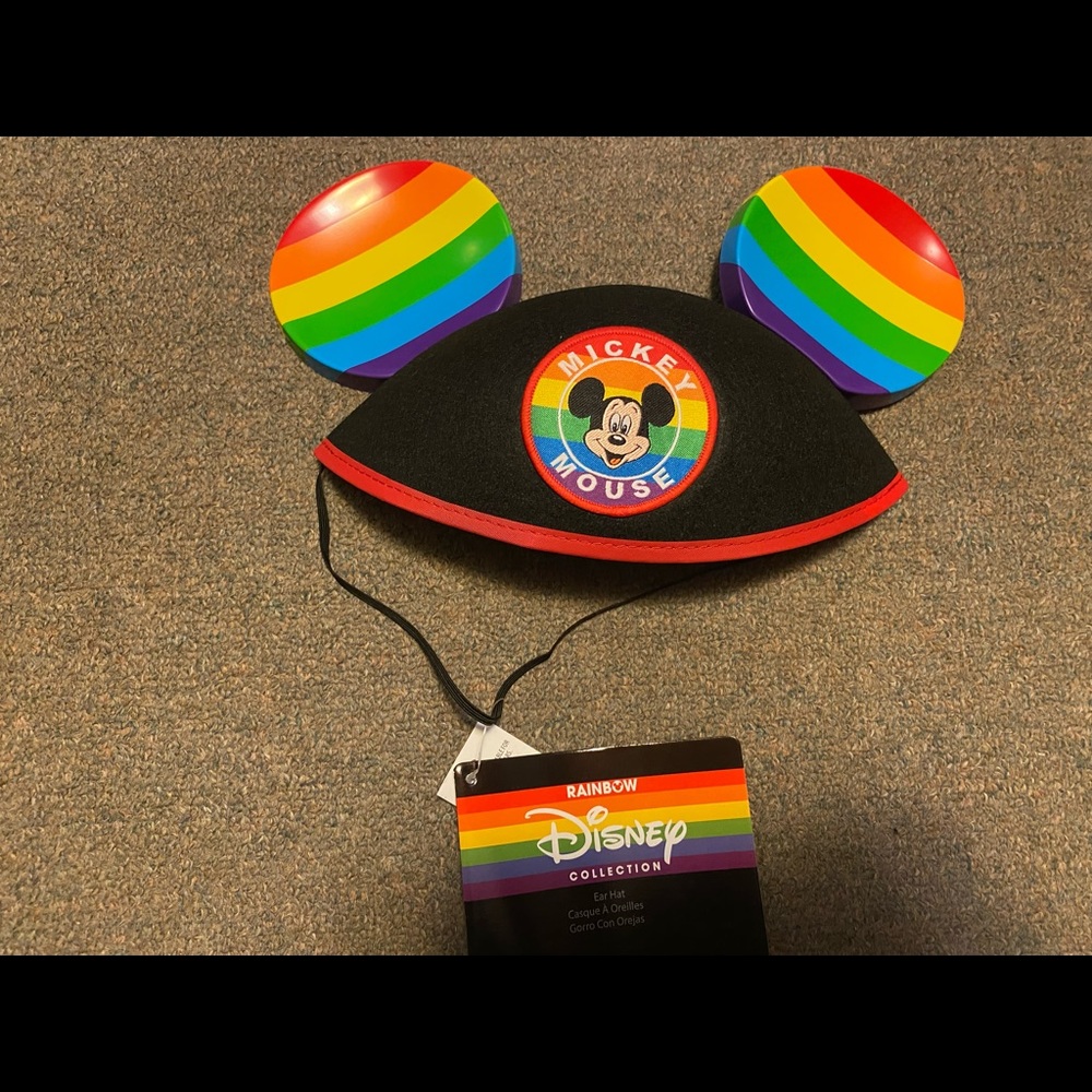 Mickey Mouse Ear Hat for Adults Rainbow Disney Collection LGBTQIA
